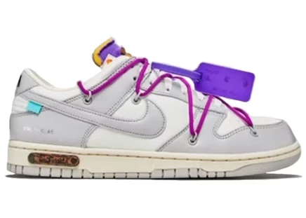 Мужские кроссовки Nike Dunk Low Off-White Lot 28