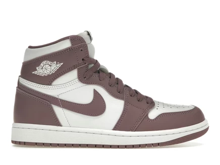 Мужские кроссовки Jordan 1 Retro High OG Mauve, бело-лиловые