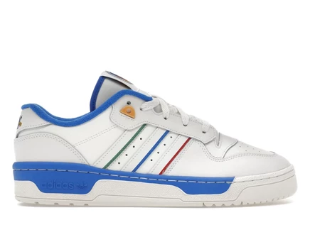 Мужские кроссовки Adidas Rivalry Low, бело-красно-синие