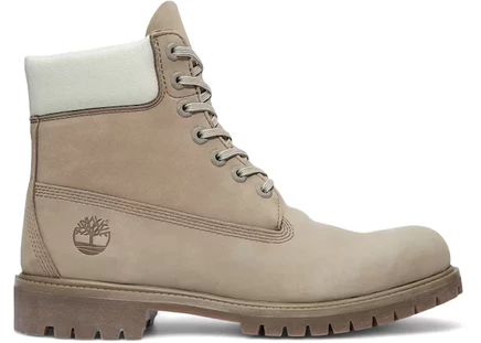 Мужские ботинки Timberland 6″, серый нубук/светло-зеленые