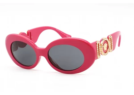 Унисекс солнцезащитные очки Versace Medusa Biggie, розовые