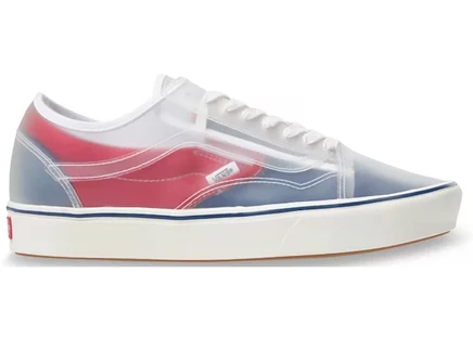 Мужские кеды Vans ComfyCush Slip-Skool, тёмно-синие/красные