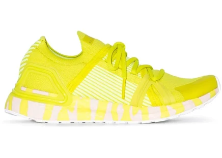 Женские кроссовки Adidas Ultra Boost 20, кислотно-жёлтые