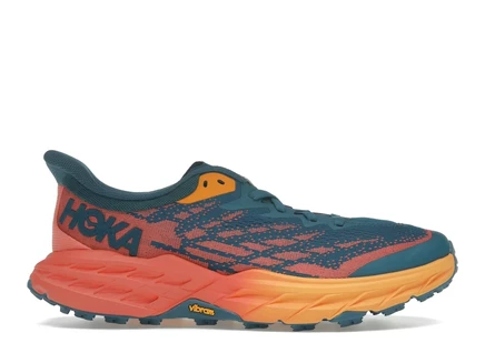 Женские кроссовки Hoka One One Speedgoat 5, голубой/коралловый