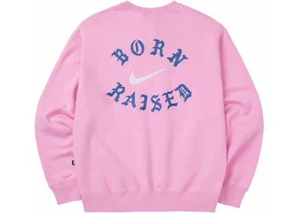 Мужской свитшот Nike SB x Born x Raised Crewneck, розовый