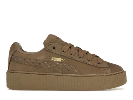 Мужские кроссовки Puma Creeper Phatty Rihanna Fenty, тауп/золотистые/белые