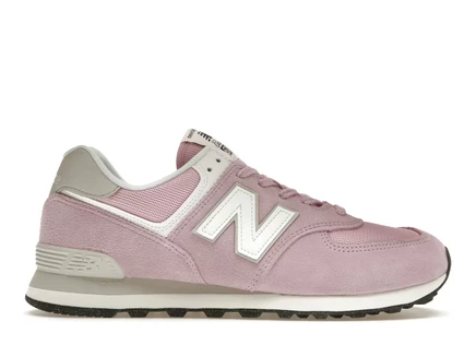 Мужские кроссовки New Balance 574, розово-белые
