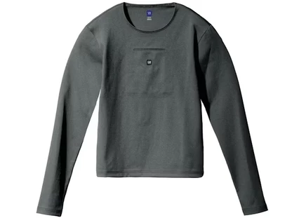 Женский лонгслив Yeezy Gap Second Skin, темно-зеленый