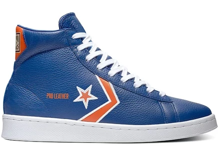 Мужские кроссовки Converse Pro Leather Knicks, синие/оранжевые