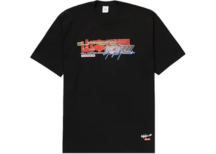 Мужская футболка Supreme Yohji Yamamoto TEKKEN, черная