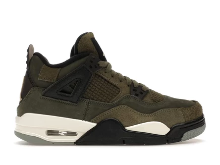 Детские кроссовки Jordan 4 Retro SE Craft, оливковые