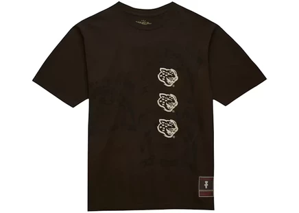 Унисекс футболка Travis Scott Jaguars Seal, коричневая