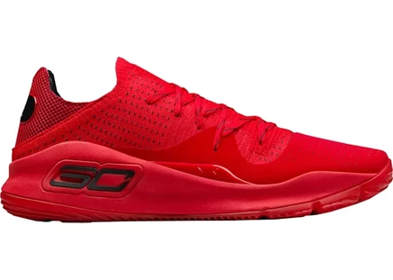 Мужские кроссовки Under Armour Curry 4 Low Nothing But Nets, красно-черные