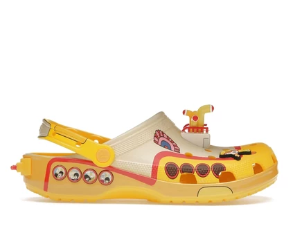 Мужские сабо Crocs Yellow Submarine, жёлто-белые