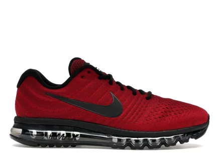 Мужские кроссовки Nike Air Max 2017, красно-черные