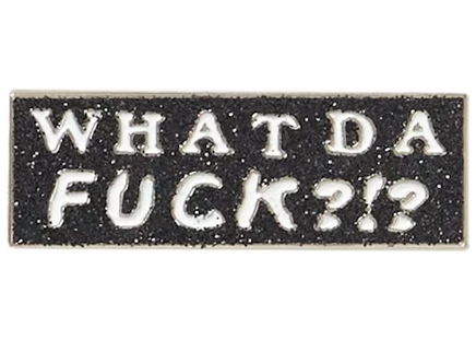 Унисекс значок Supreme WDF, черный