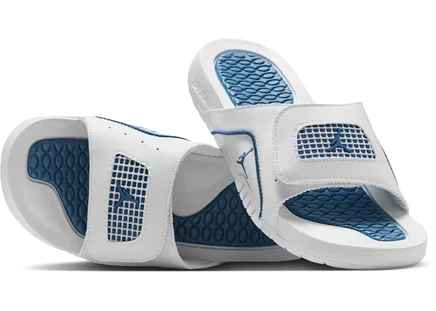 Детские сандалии Jordan Hydro 4 Retro, off white/neutral grey/industrial blue