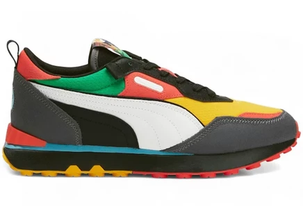 Мужские кроссовки Puma Rider FV Block Party, серо-желтые