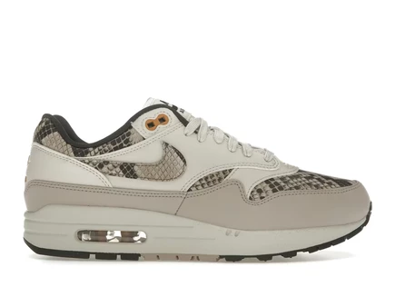 Женские кроссовки Nike Air Max 1 Snakeskin, светло-коричневые