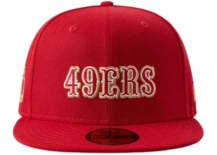 Мужская кепка New Era OVO x NFL 59Fifty, красная