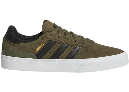 Мужские кеды Adidas Busenitz Vulc II, оливково-черно-белые