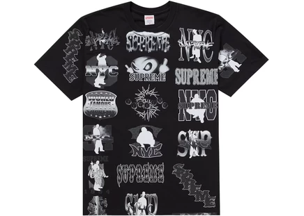 Supreme Flash Tee Black black