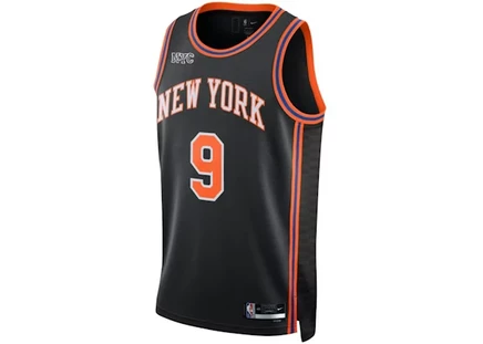 Мужская майка Nike NBA New York Knicks RJ Barrett, черная