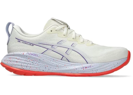 Женские кроссовки Asics Gel-Cumulus 27, кремово-фиолетовые