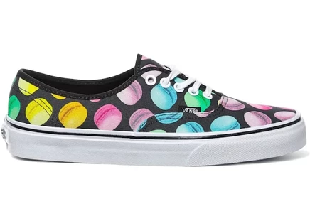 Женские кеды Vans Authentic Late Night Macaroons, черные