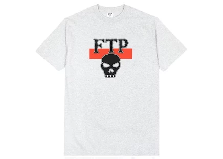 Мужская футболка FTP Skull, пепельно-серая