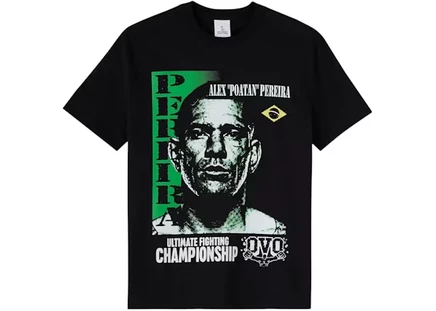 Мужская футболка OVO x UFC Alex Pereira, черная