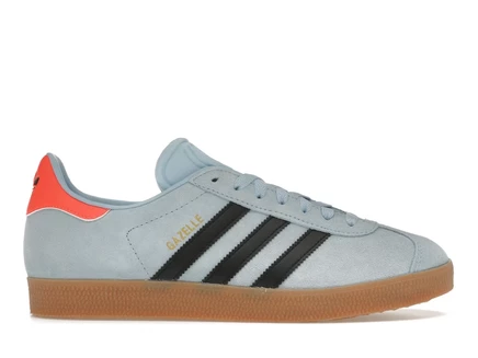 Мужские кроссовки Adidas Gazelle Clear Sky, голубо-черные