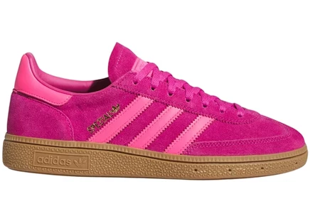 Женские кроссовки Adidas Handball Spezial, фуксия-розово-золотые