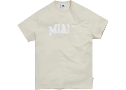 Мужская футболка KITH x Russell Athletic x Vogue, светло-серая