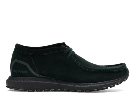 Мужские кроссовки Adidas x Clarks Wallabee, тёмно-зеленые