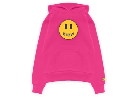Детское худи Drew House Mini-drew Mascot, магентовая