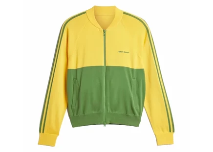 Унисекс трек-топ Adidas x Wales Bonner, золотой/зеленый