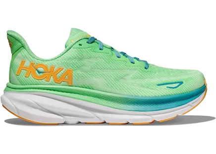 Мужские кроссовки Hoka One One Clifton 9, желто-зеленые