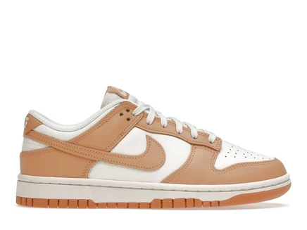 Женские кроссовки Nike Dunk Low Harvest Moon, бело-коричневые