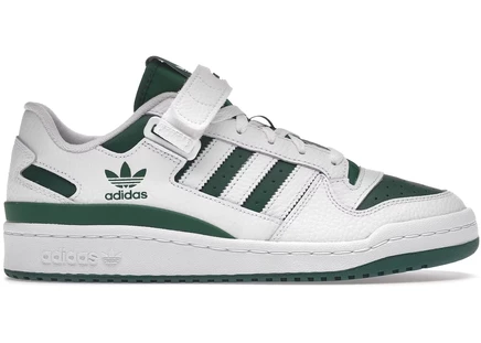 Мужские кроссовки Adidas Forum Low, бело-зеленые