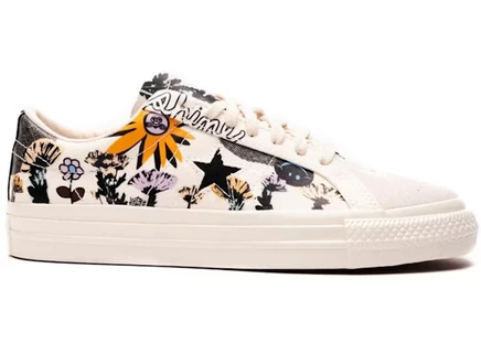 Унисекс кеды Converse One Star Floral Much Love, слоновая кость/многоцветные/черные