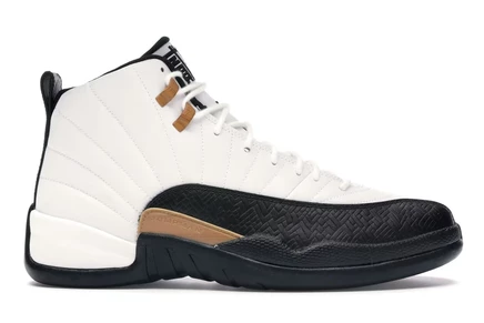 Мужские кроссовки Jordan 12 Retro Chinese New Year, бело-черно-красные