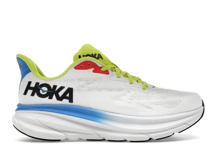 Мужские кроссовки Hoka One One Clifton 9, белые/голубые