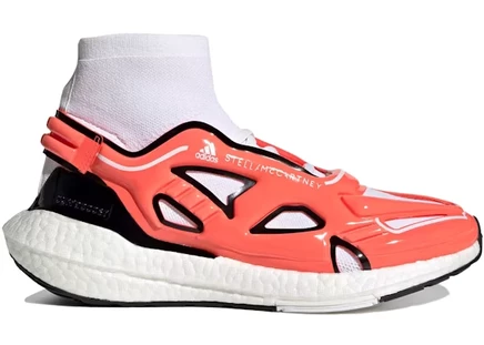 Женские кроссовки Adidas Ultra Boost 22 Elevated Stella McCartney, бело-чёрные