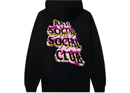 Мужское худи Anti Social Social Club Twisted Quickness, черное
