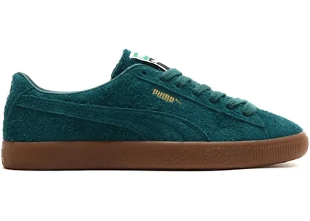 Мужские кроссовки Puma Suede VTG, зеленo-коричневые