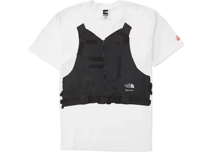 Мужская футболка Supreme The North Face RTG, белая