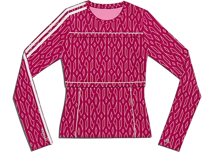 adidas Ivy Park Snap Monogram Top Bold Pink bold pink