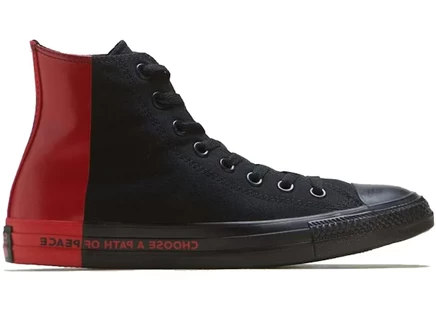 Мужские кеды Converse Chuck Taylor Hi Seek Peace, черно-красные