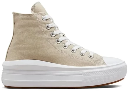Женские кеды Converse Chuck Taylor Move Platform Hi, бежевые